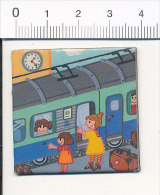 Magnet / Humour Gare Wagon De Voyageurs Train Chemin De Fer  / K-B-1 - Magnets