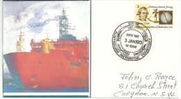 Expedition à La Base Davis 1972-73 (commemoration ExpeditionJames Cook 1772), Belle Lettre Adressée NSW - Spedizioni Antartiche