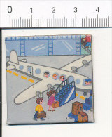 Magnet / Humour Aéroport Avion Aviation Embarquement Escalier  / K-B-1 - Magnets