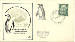 Expedition Australienne à La Base Mawson En 1962,  Lettre Adressée  NSW. Australie. - Basi Scientifiche
