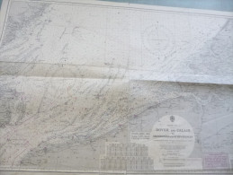 Carte Marine Anglaise N° 1406 : DOVER And CALAIS. 1906 / 1948. - Nautical Charts