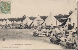 LA VIE AU CAMP LA SOUPE CPA NO 82  ANIMEE MILITARIA - Mourmelon Le Grand