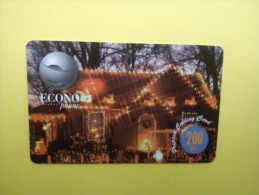 Econo Merry X Mass  200 BEF  Rare ! - [2] Prepaid & Refill Cards