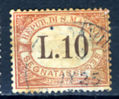 1897 - SAINT-MARIN - SAN MARINO - Catg. Sass. 9 - Used - (SM2017.43..) - Timbres-taxe