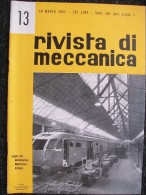 RIVISTA DI MECCANICA MARZO 1951 - Autres & Non Classés