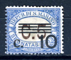 1936/39 - SAINT-MARIN - SAN MARINO - Catg. Sass. 47 - LH - F.to Biondi  - (SM2017.43..) - Timbres-taxe