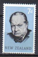 ZEL133 - NUOVA ZELANDA 1965 ,  Yvert Serie 428  ***  Churchill - Sir Winston Churchill