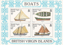 British Virgin Islands 1984 Boats Souvenir Sheet MNH - Britse Maagdeneilanden