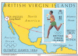 British Virgin Islands 1984 Olympic Games Souvenir Sheet MNH - Iles Vièrges Britanniques