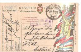 69166)cartolina Postale In Franghigia R.esercito Italiano      24-5-19 - Portofreiheit