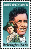 1984 USA John McCormack Stamp Sc#2090 Famous Performing Art Joint Issue Music Singer - Chanteurs