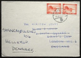 Denmark  1962 Letter To U.K. 23-3-1962 RIBE  ( Lot 4021 ) - Covers & Documents