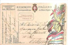 6917 8)cartolina Postale In Franghigia R.esercito Italiano    13-7-19 - Franquicia