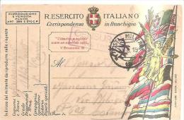 69180)cartolina Postale In Franghigia R.esercito Italiano  25-6--19 - Franchise