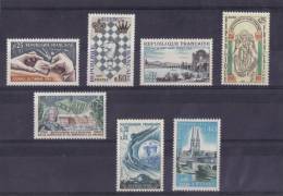 LOT DE TIMBRES(ANNEE 1966) N* 1477/1480/1481/1482/1483/ 1484/1485 NEUF** - Verzamelingen