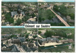 CPSM 18 CLEMONT SUR SAULDRE  BELLE MULTIVUE - Clémont