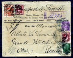 12-04-1935- Raccomandata Brasile /Italia- (H08092014...) F.to Biondi - Covers & Documents