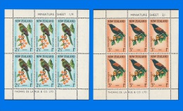 NZ 1962-0001, Healh Stamps, Complete Set Of 2 MNH Miniature Sheets - Blocchi & Foglietti