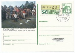 Allemagne - 6 CP (Entiers Postaux) Avec étiquettes De Distributeur En Complément D'affranchissement 1982 - Timbres De Distributeurs [ATM]