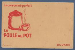 BUVARD LE CONSOMME PARFAIT -  LA POULE AU POT - 20.4  X 13.3 Cm - Potages & Sauces
