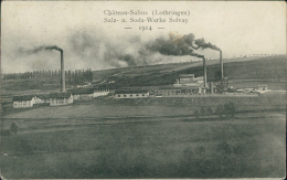 57 CHATEAU SALINS / Salz Und Soda-Werke Solvay, 1914 / - Chateau Salins