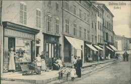 57 CHATEAU SALINS / Vue Intérieure, "Célestin Demange" / CARTE RARE - Chateau Salins