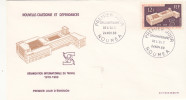 Enveloppe   1er   Jour   NOUVELLE   CALEDONIE    Cinquantenaire   O.I.T     1969 - FDC