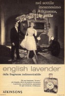 # ATKINSONS ENGLISH LAVENDER 1950s Italy Advert Pubblicità Publicitè Reklame Parfum Perfume Profumo Cosmetics - Sin Clasificación