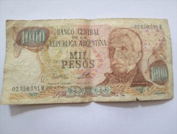 1000 MIL PESOS REPUBLICA ARGENTINA 02850591H - Argentina