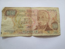 1000 MIL PESOS REPUBLICA ARGENTINA 74371956G - Argentina