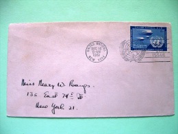 United Nations - New York 1951 FDC Cover To New York - Birds Dove - Covers & Documents