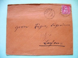 Switzerland 1881 Cover St. Urban To Lacken - Helvetia (Scott # 62 = 10.5 $) (stamp Little Bit Folded) - Briefe U. Dokumente