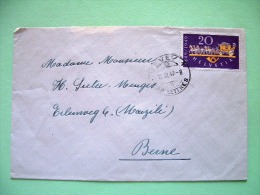 Switzerland 1949 Cover To Berne - Horse Mail Coach - Post Horn - Cartas & Documentos