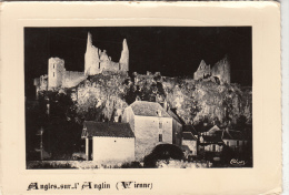 BF26436 Angles Sur L Anglin Viennevue Nocturne  France   Front/back Image - Angles