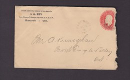 TIMBRE. LETTRE. ....CANADA.BANCROFT.ONT.EBY. - 1903-1954 De Koningen