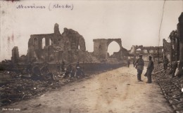 CP Photo Novembre 1916 MESSINES (Mesen) - Soldats Allemands Au Monastère (A80, Ww1, Wk1) - Mesen