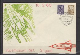 Russie - URSS - Cosmos I - 3e Anniversaire De Lancement - 16/02/1965 - Liepaja - Russia & USSR