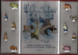 Coffret Rouge Armoire 10 Fèves Brillantes AGE DE GLACE 1 - Série Complète 2003 - Dessins Animés