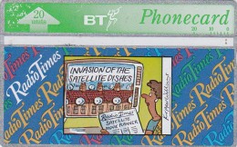 UK, BTA-079, Radio Times (3) - Invasion Of The Satellite Dishes.   CN : 468H - BT Edición General