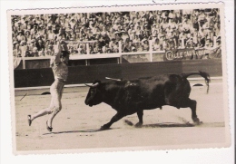 TOROS Y TOREROS PEPE DOMINGUIN UN PAR DE BANDERILLAS 40 - Taureaux