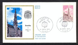 France 1973 – FDC - European Union France - Lettres & Documents