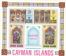 Cayman Islands 1973 Easter Souvenir Sheet MNH - Caimán (Islas)