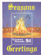 Cayman Islands 1984 Christmas Souvenir Sheet MNH - Caimán (Islas)