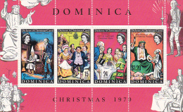 Dominica 1970 Christmas Souvenir Sheet MNH - Dominica (...-1978)