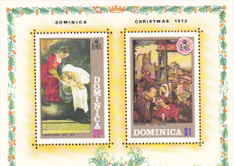 Dominica 1972 Christmas Souvenir Sheet MNH - Dominique (...-1978)