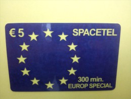 Prepidcard Belgium Europe Spacetel Used Rare - Cartes GSM, Recharges & Prépayées