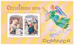 Dominica 1976 Christmas Souvenir Sheet MNH - Dominica (...-1978)