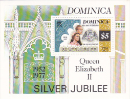 Dominica 1977 Silver Jubilee Souvenir Sheet MNH - Dominique (...-1978)