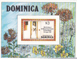 Dominica 1980 Queen Mother 80th Birthday Souvenir Sheet MNH - Dominica (1978-...)