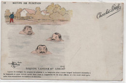 GUILLAUME - Militaria  Humour - Motifs De Punition - Roquois, Lapoire Et Lorijet - Pub Chocolat Louit   (71476) - Guillaume